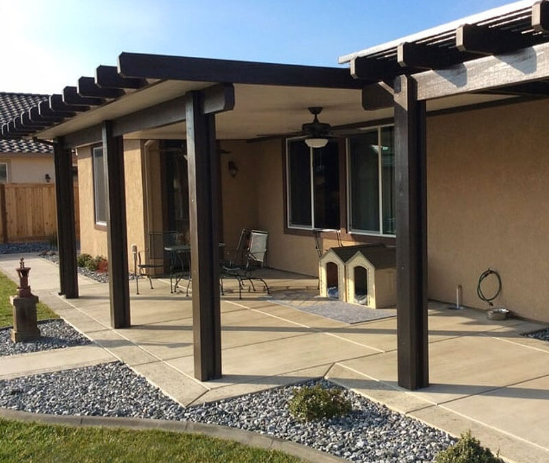Dressed Up Aluminum Patio Cover